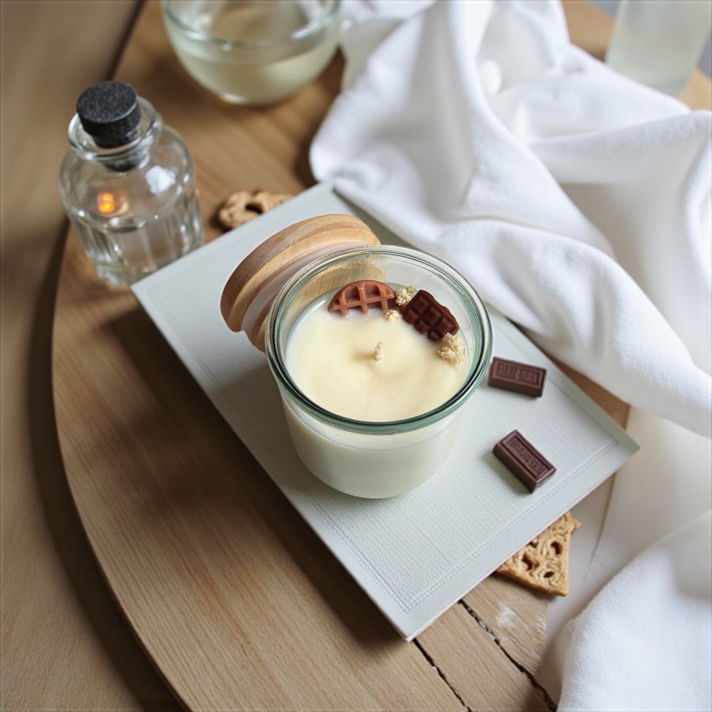 Bougie chocolat chaud