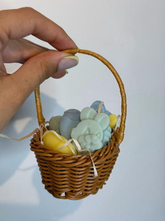 Mini panier de fondants de Pâques