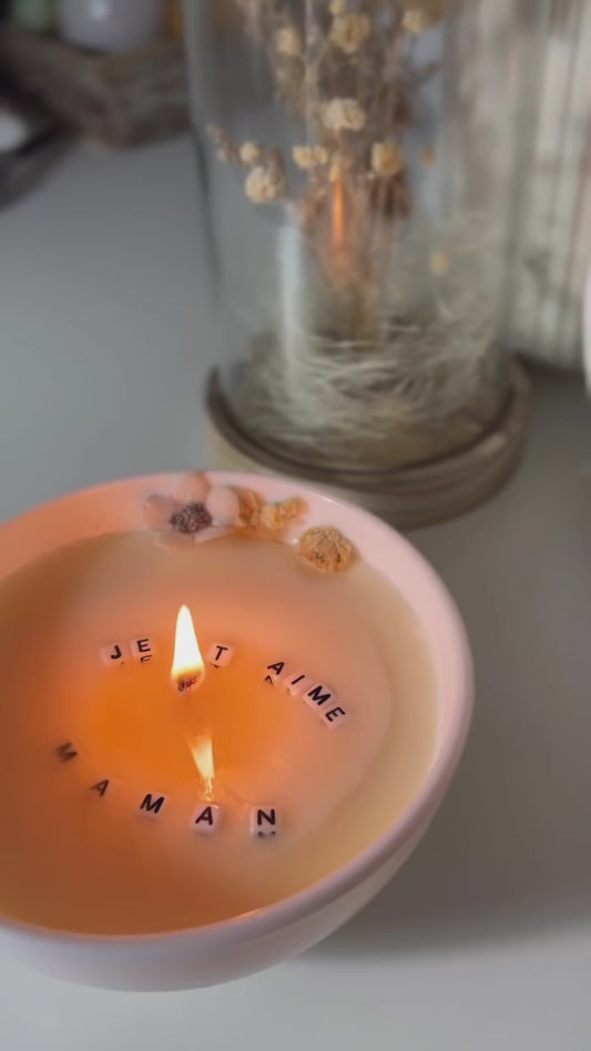 Bougie message caché